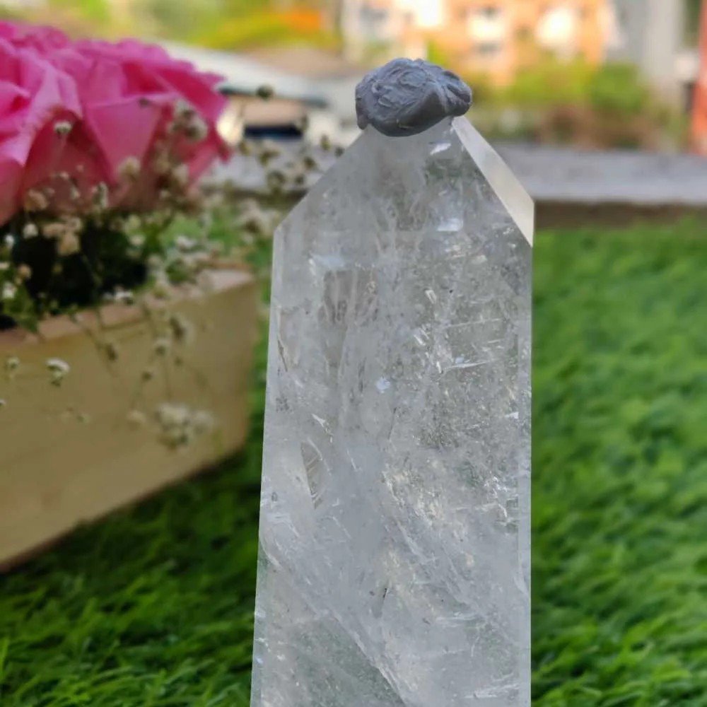 Clear Quartz Crystal Tower